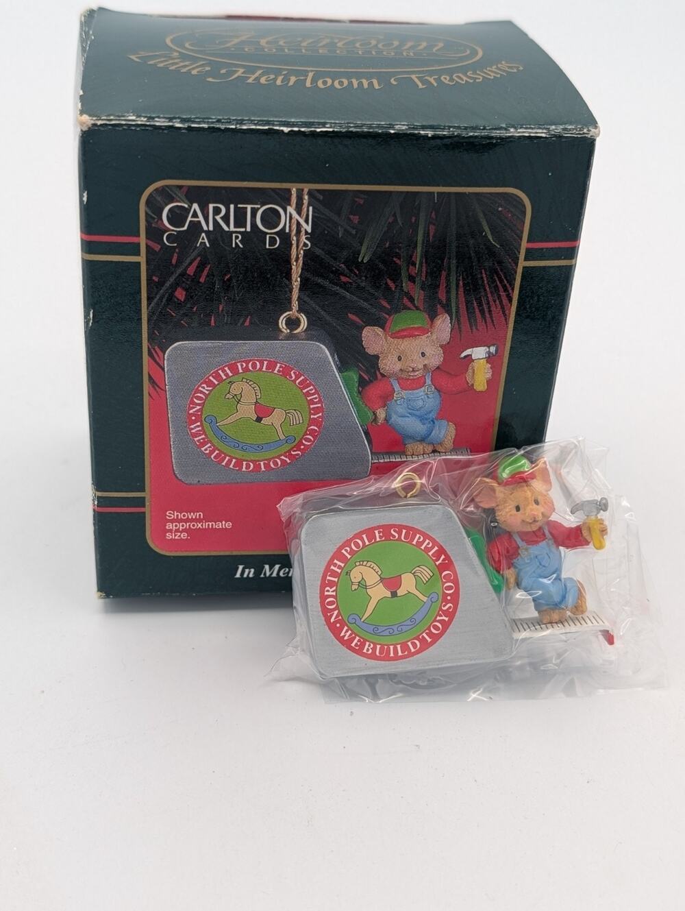 CARLTON CARDS IN MERRY MEASURE CHRISTMAS ORNAMENT NIB